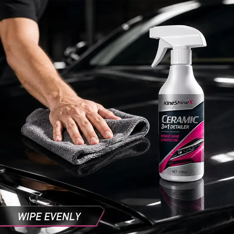 KineShineX 120ml Ceramic Car Spray – High-Gloss Coating Ceramic Car Spray PLUSH