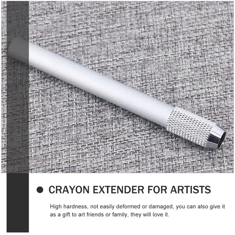 8-Pack Metal Pencil Extenders – Adjustable Stainless Steel Holders Pencil Extender Holder PLUSH