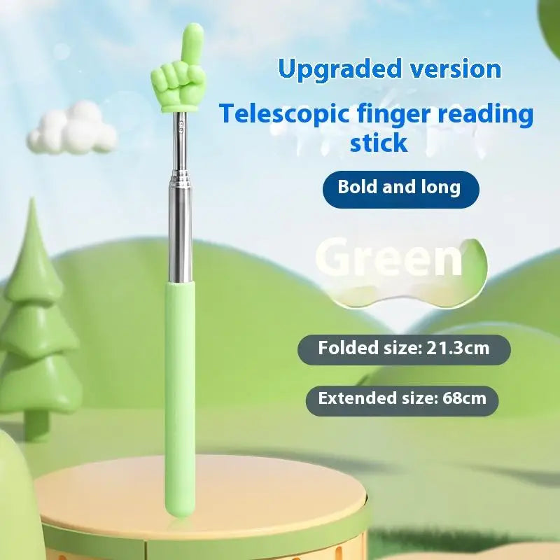 Telescopic Teaching Pointer Stick – Finger Tip Design 68cm Teaching Pointer Stick PLUSH style 8