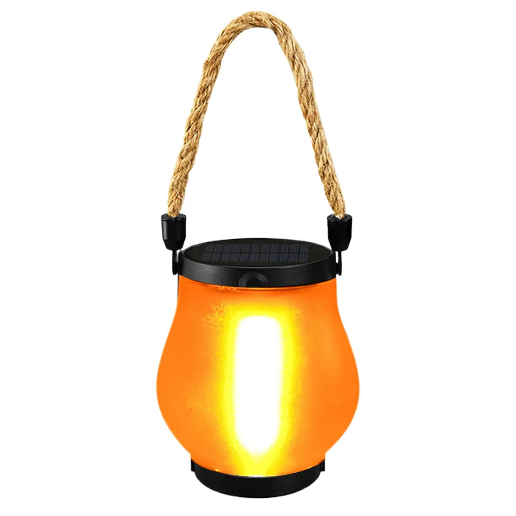 Solar Flame Lantern – Flickering LED Garden & Camping Light Solar Garden Lantern PLUSH