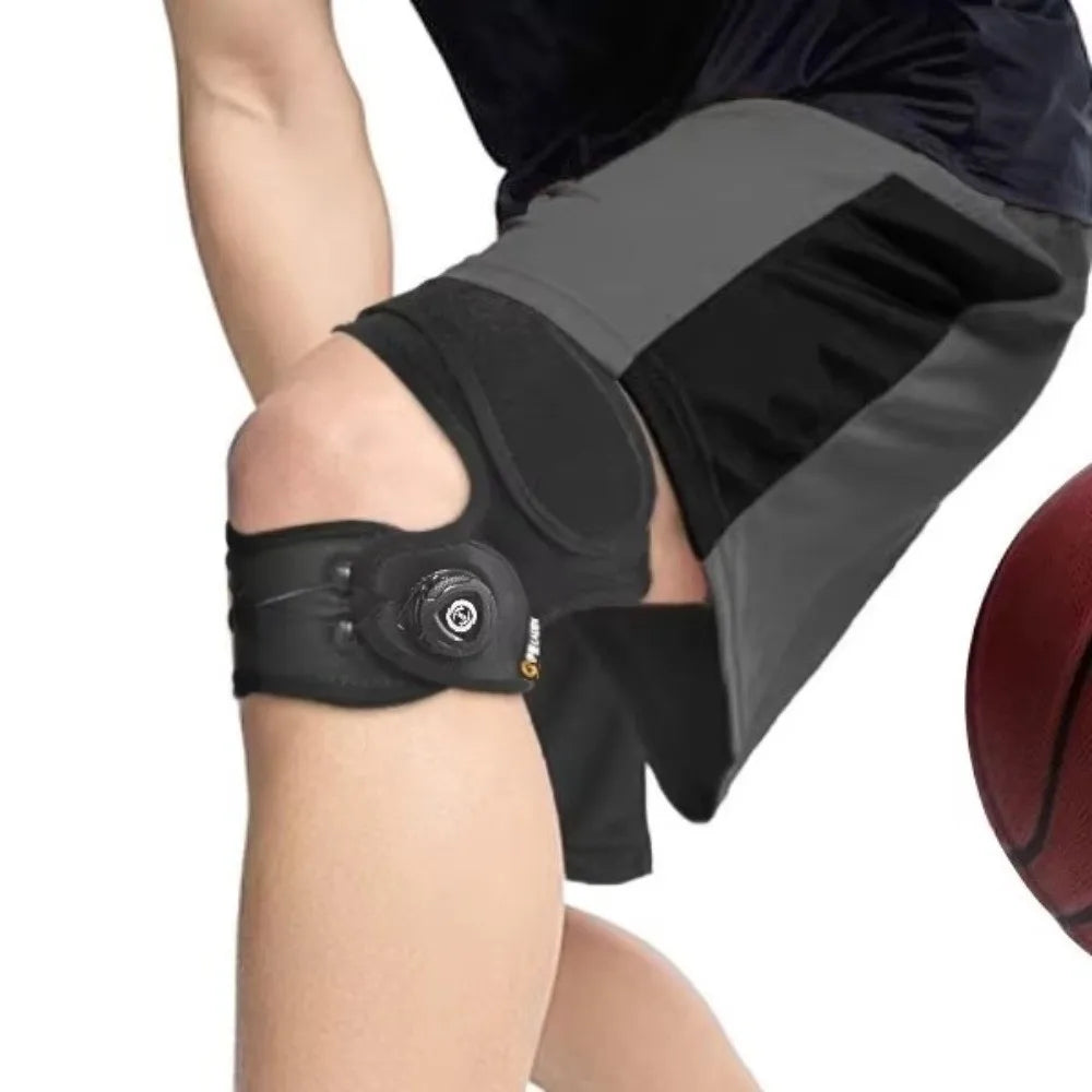 Adjustable Knob Knee Brace – Silicone Cushion Patella Support Knee Brace PLUSH