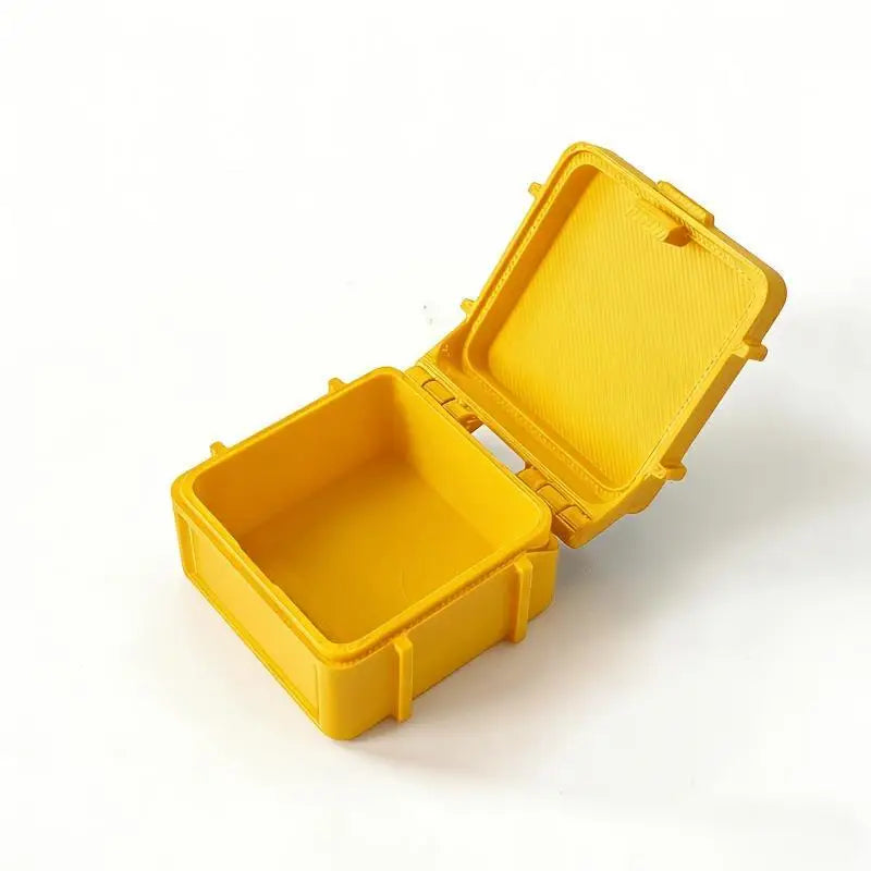 Stackable Hardware Storage Box | Screw & Nut Organizer Hardware Storage Box PLUSH Yellow