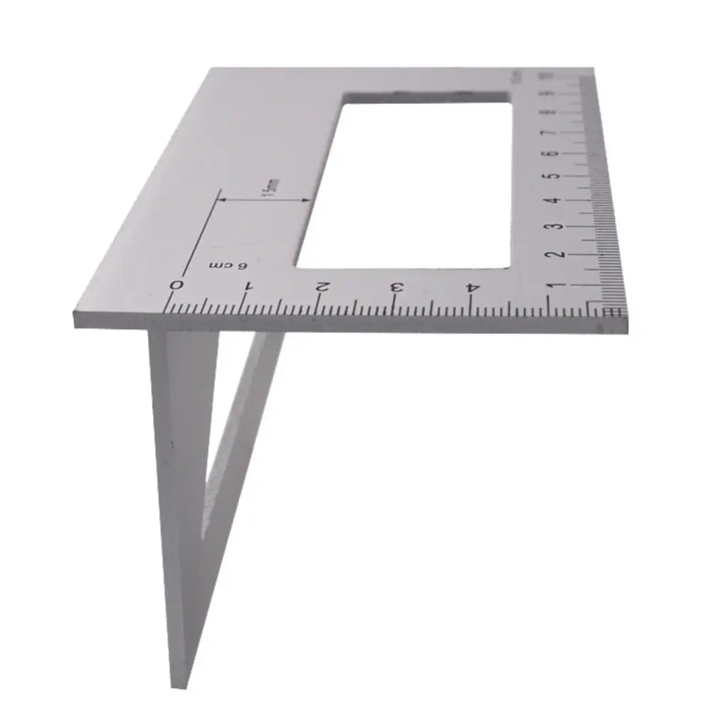 Aluminum Alloy T-Shape 45/90° Angle Ruler Woodworking Gauge Woodworking Angle Ruler PLUSH other China Mainland