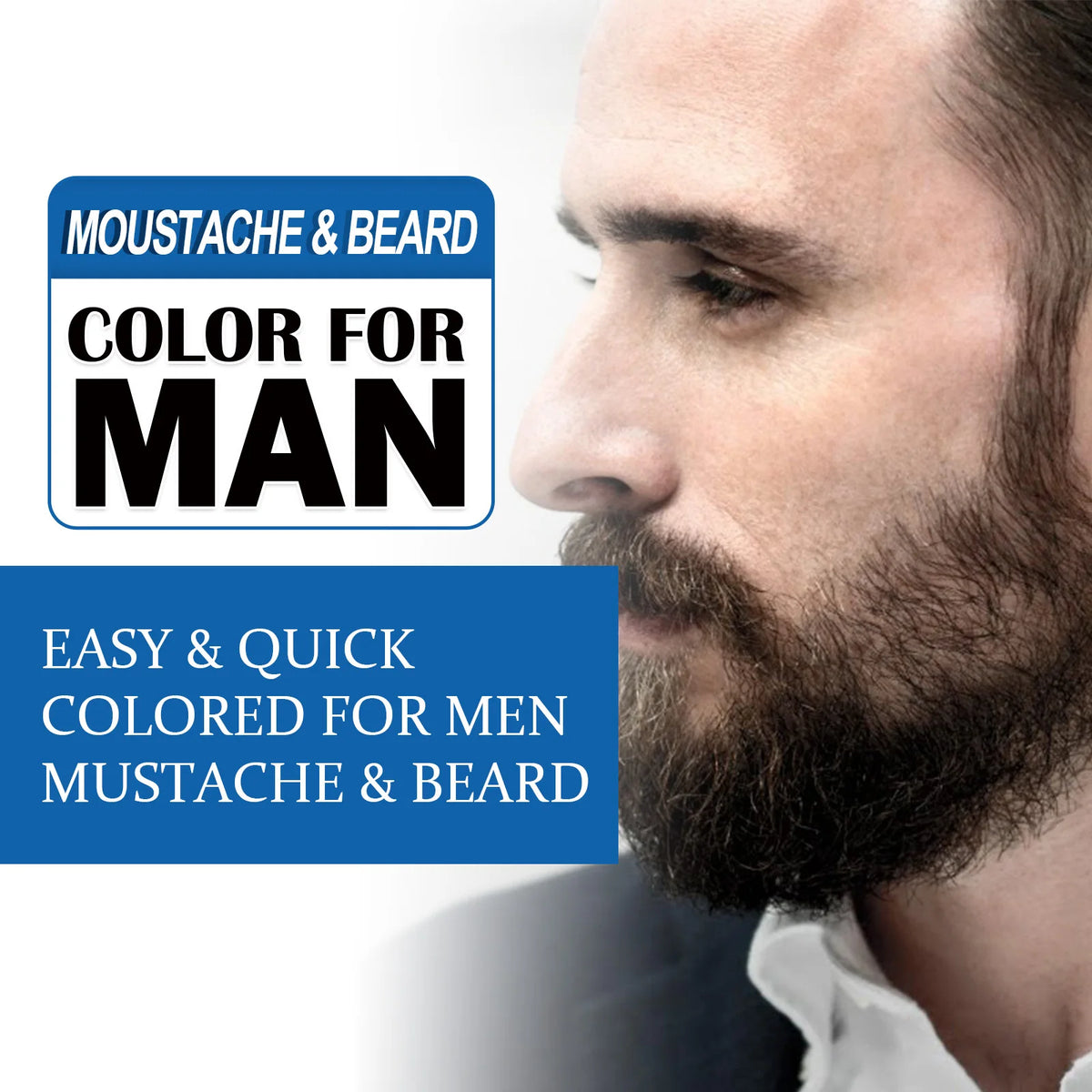 Chamomile Beard Dye Shampoo 2-in-1 Color & Cleanse 100ml Beard Dye Shampoo PLUSH