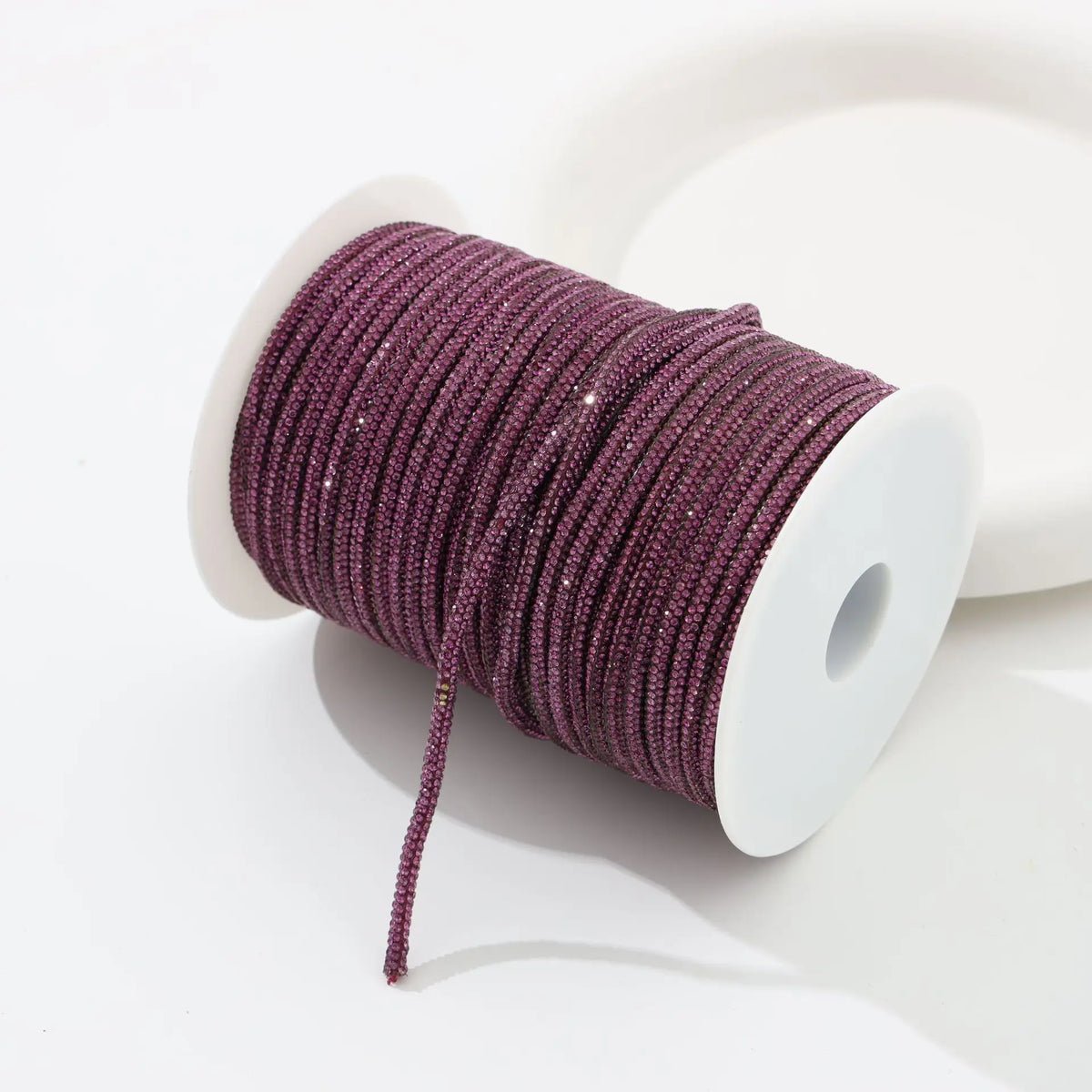 50 Yards 4mm Glass Rhinestone Rope Crystal Cord Trim – DIY