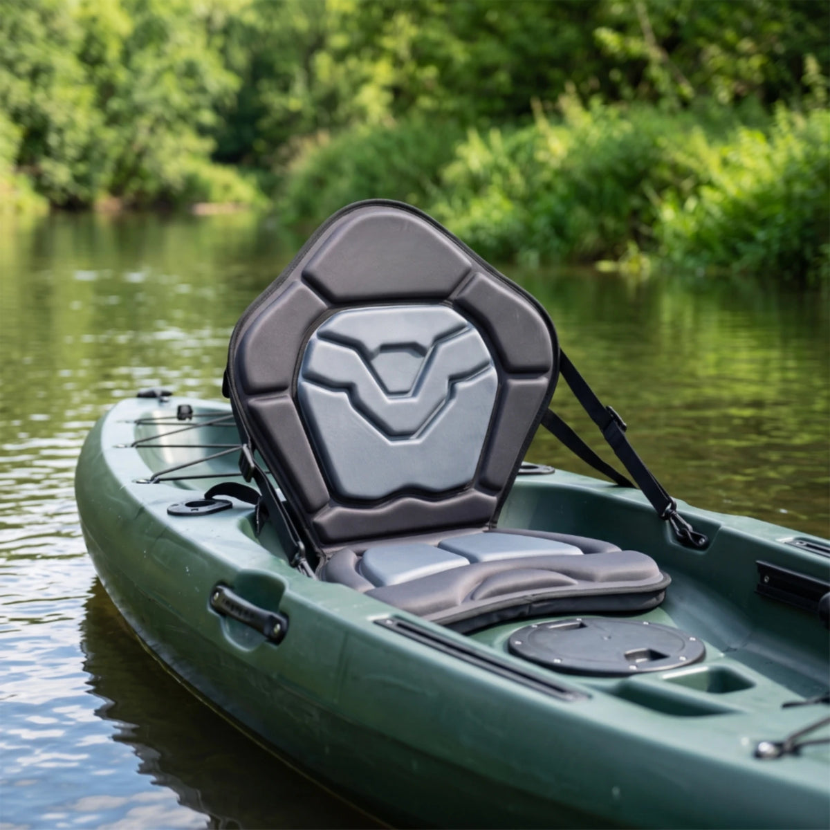 Adjustable Kayak Seat with High Backrest – Ergonomic Support Kayak Seat PLUSH