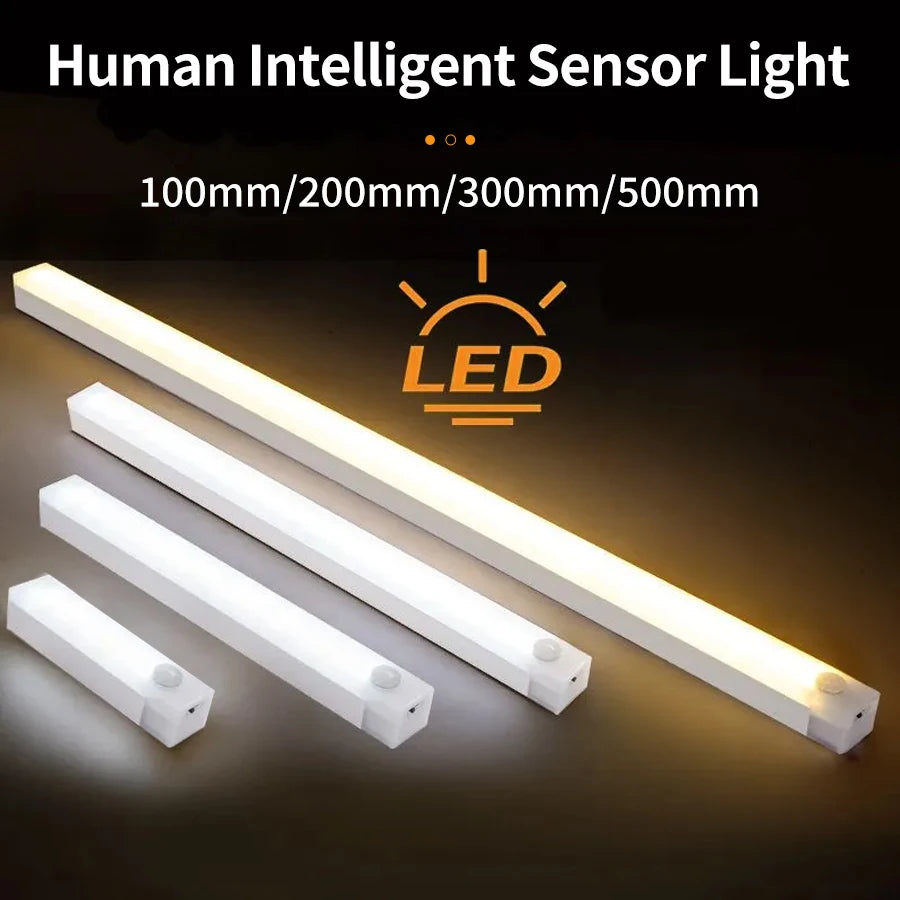 Wireless LED Motion Sensor Night Light USB Rechargeable Bar Motion Sensor Night Light PLUSH
