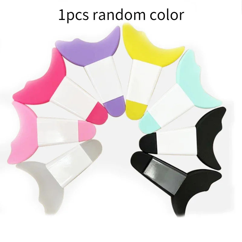 Silicone Eyelash Shield Mascara Guard & Eyeshadow Tool Eye Makeup Tool PLUSH Long 1Pc