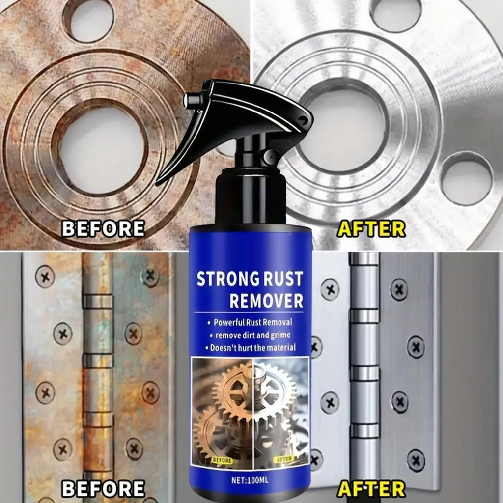 Anti-Rust Spray 100ml – Multi-Purpose Metal Rust Remover Rust Remover Spray PLUSH