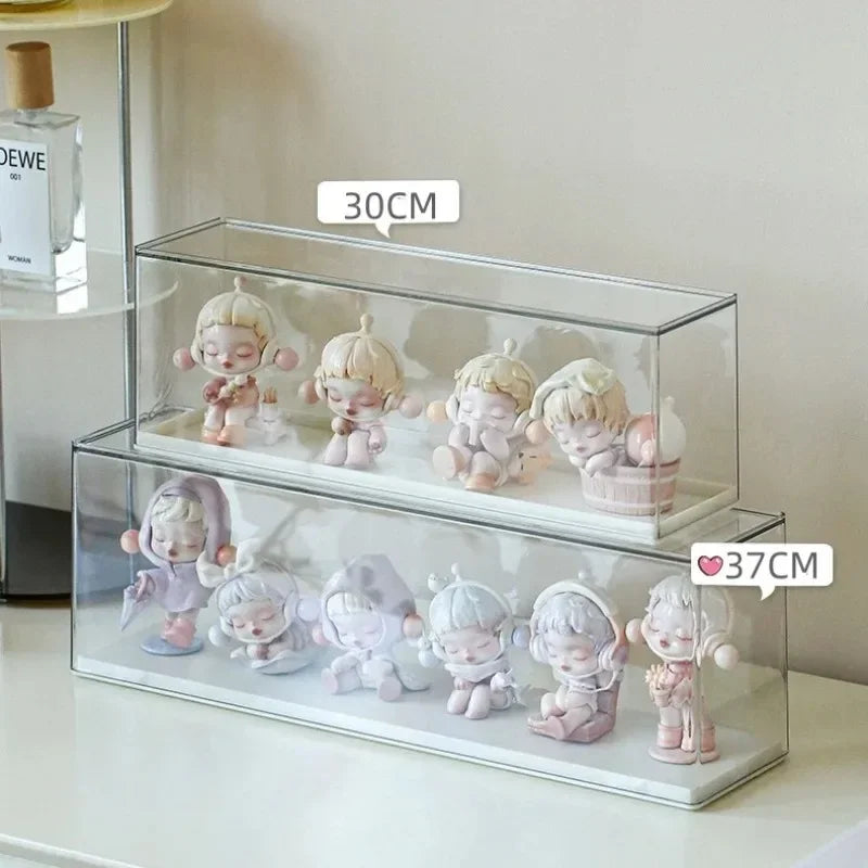 6-Tier Stackable Acrylic Display Case for Blind Box & Figures Collectible Display Case PLUSH
