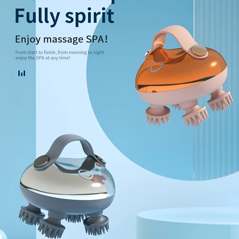 Portable Rechargeable Electric Scalp Massager – Handheld Electric Scalp Massager PLUSH