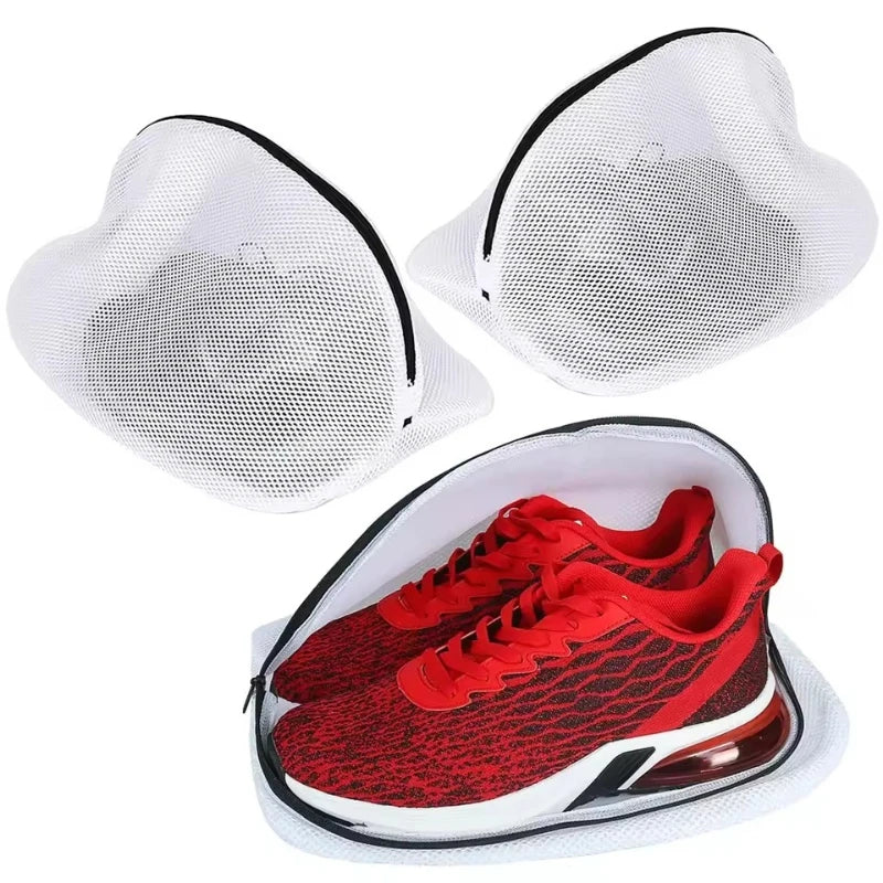 Reusable Shoe Washing Bag with Zip – Anti-Deformation Laundry Shoe Laundry Bag PLUSH