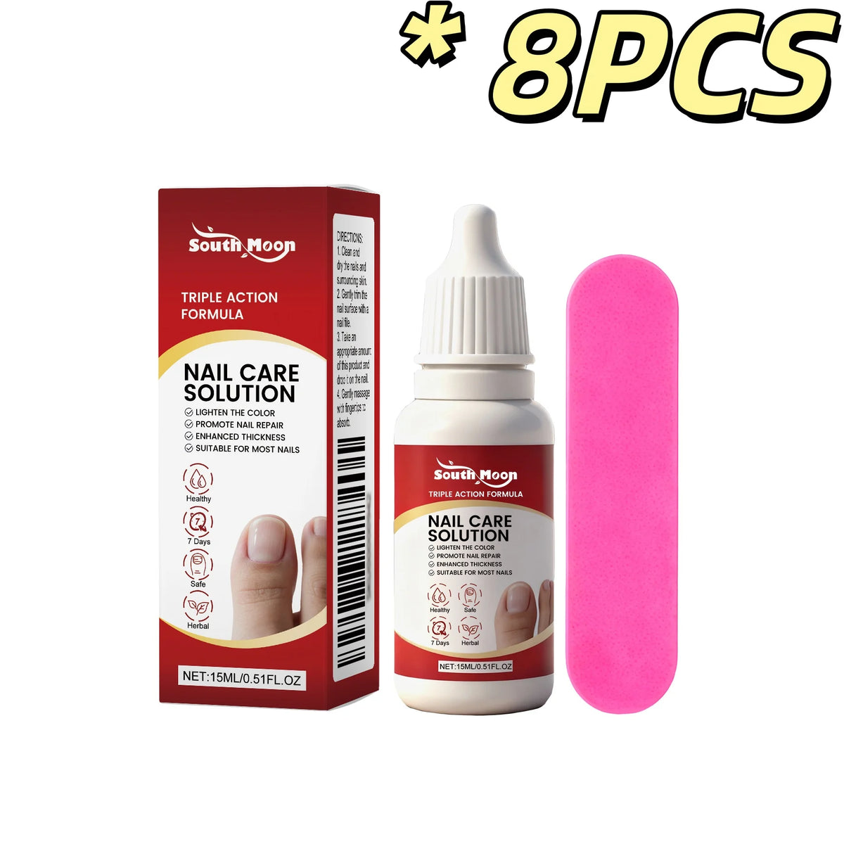 South Moon Nail Care Solution – Cuticle Softener & Nourisher Nail Care Treatment PLUSH 15ml Boxed X 8PCS