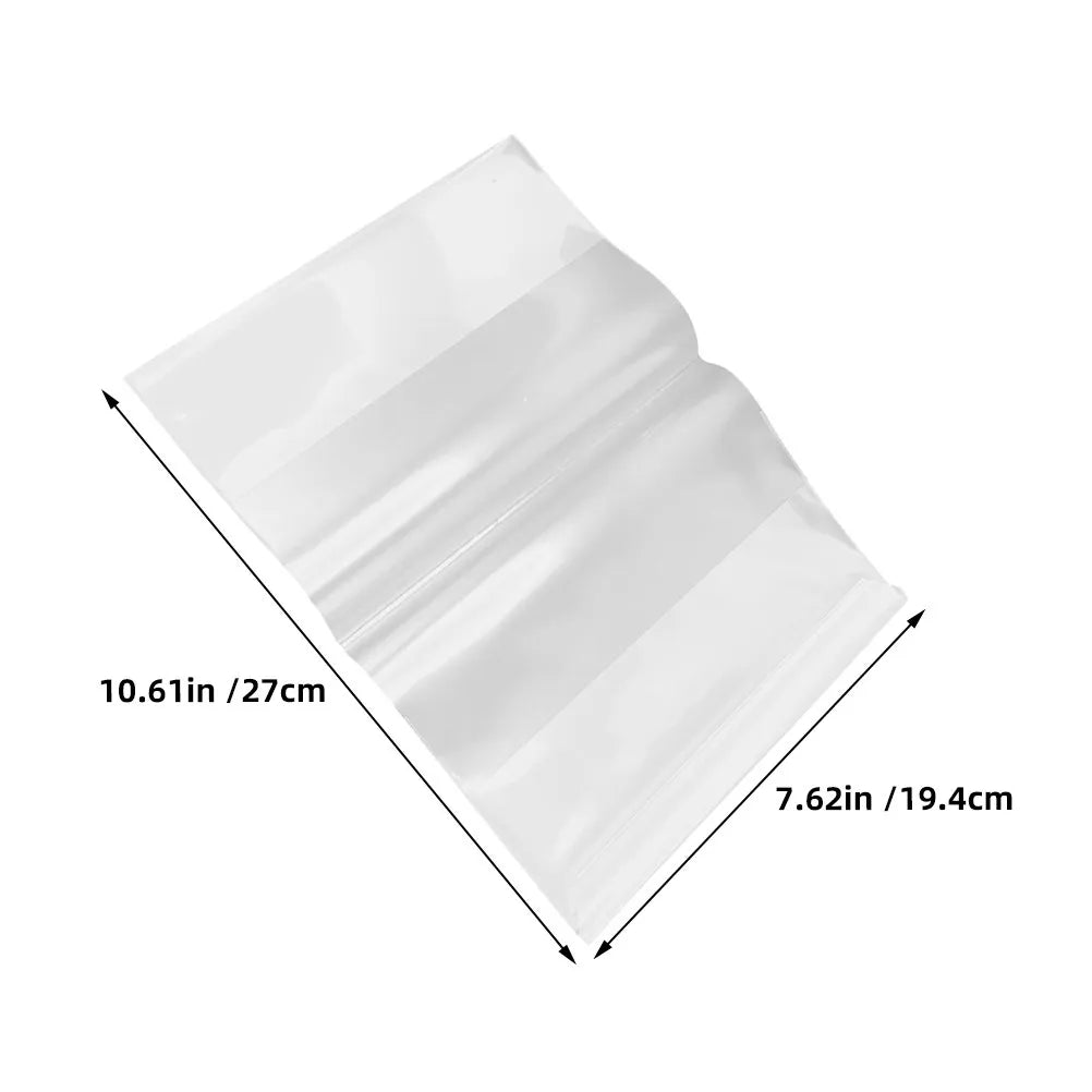 20 Pcs Clear Book Cover Protector Sleeves – Paperbacks & More Book Cover Sleeves PLUSH