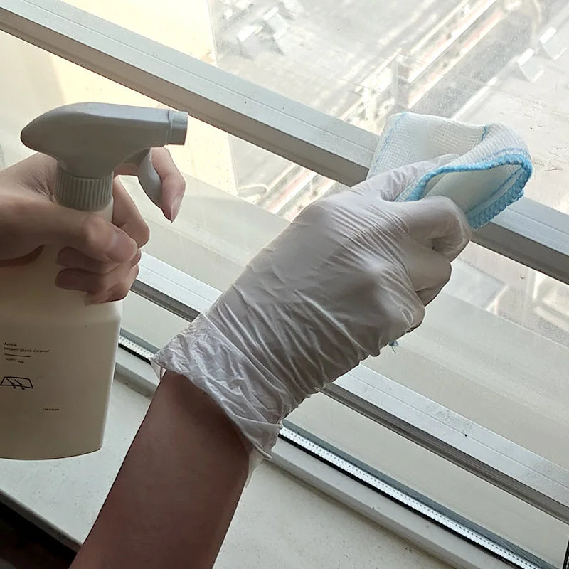 White Disposable Nitrile Gloves Waterproof 20/60/100 Pack Disposable Nitrile Gloves PLUSH