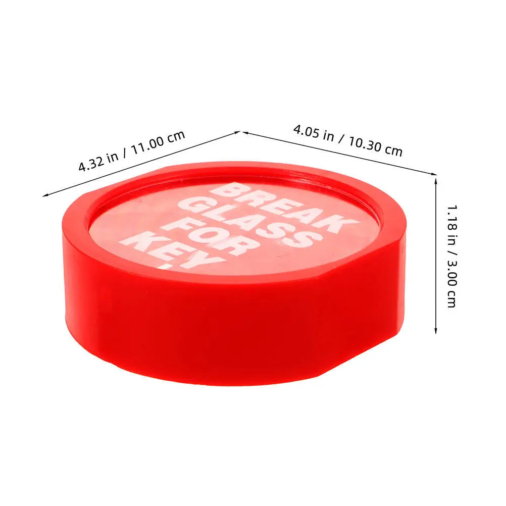 2-Pack Break Glass Emergency Key Lock Box – Wall Mounted Emergency Key Lock Box PLUSH