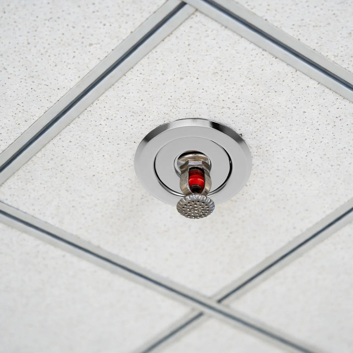 4pcs Chrome Sprinkler Escutcheon 24mm Recessed Ceiling Trim Ring Sprinkler Escutcheon PLUSH