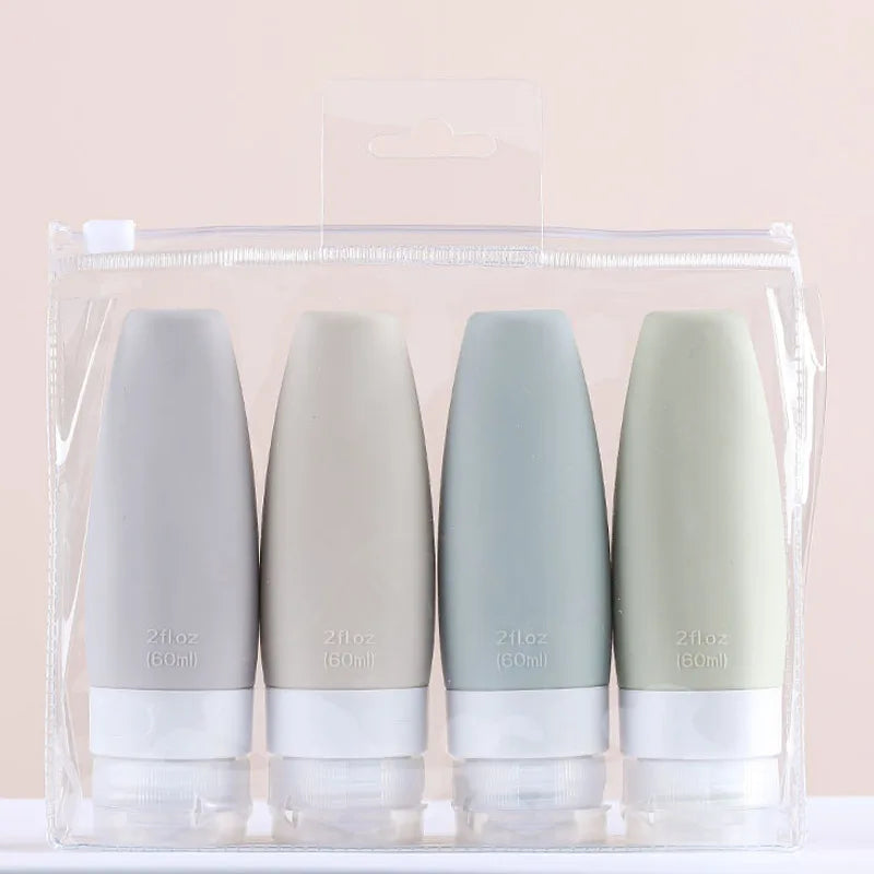 90ML Silicone Travel Dispenser Bottle – Refillable Cosmetic Travel Dispenser Bottle PLUSH