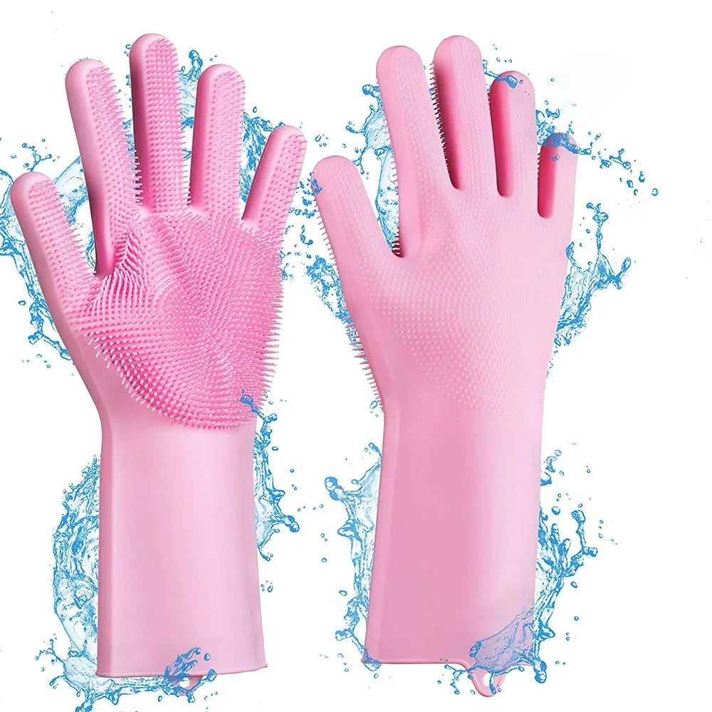 Silicone Pet Grooming Glove – Dog & Cat Hair Removal Brush Pet Grooming Glove PLUSH