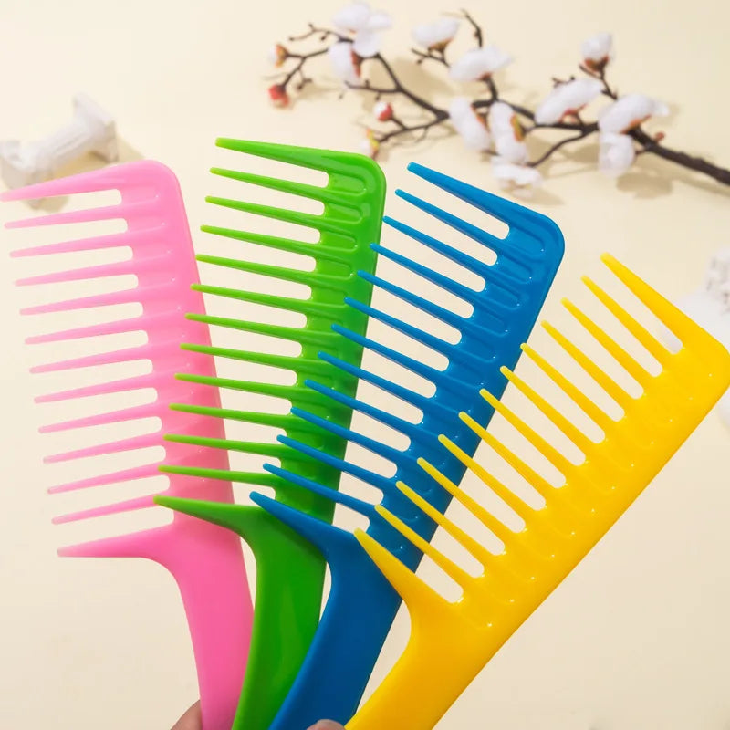 Wide Tooth Comb – Heat Resistant Detangling Brush for Curly Hair Hair Detangling Comb PLUSH