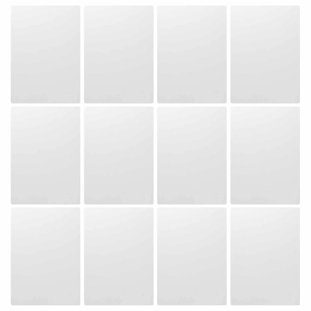 A4 Clear Binding Sheets 50 Pack – Transparent Plastic Covers Plastic Binding Covers PLUSH