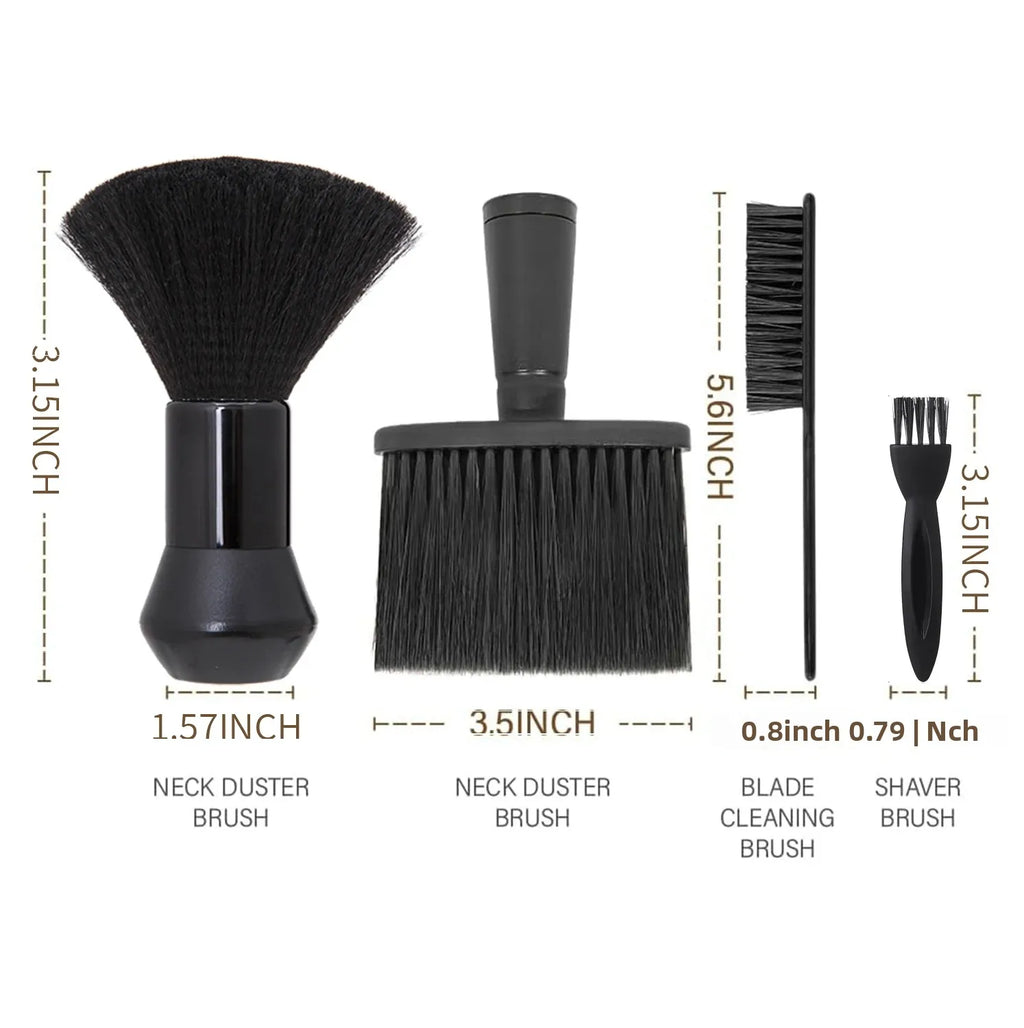 Salon Barber Cape Set 11/15pcs – Cloak, Brush & Comb Barber Cape Set PLUSH