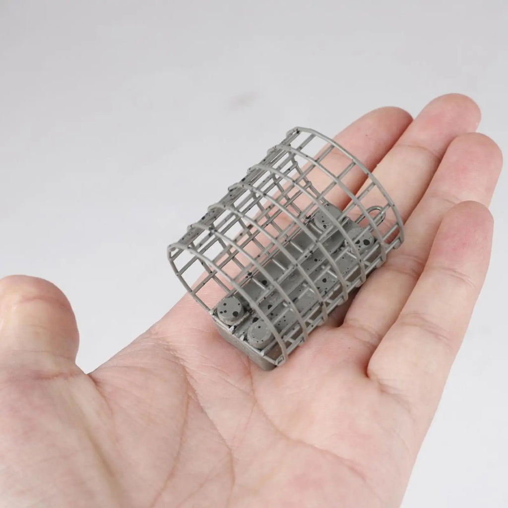 Carp Fishing Method Feeder 40g Steel Wire Mesh Cage Bait Fishing Feeder Cage PLUSH