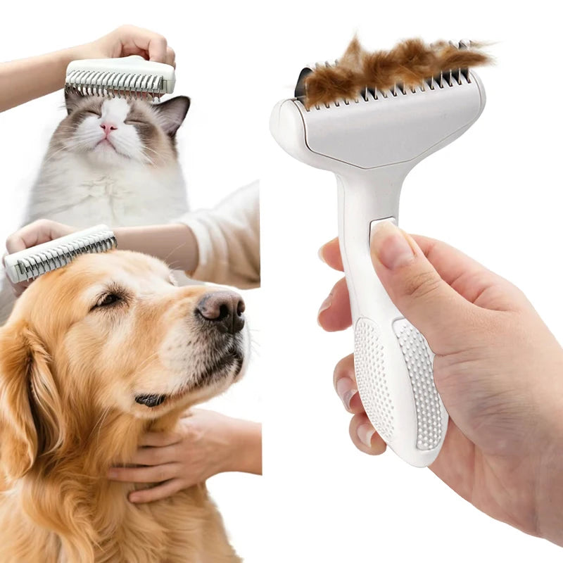 Pet Knot Comb – Grooming Brush for Cats & Dogs Pet Grooming Comb PLUSH