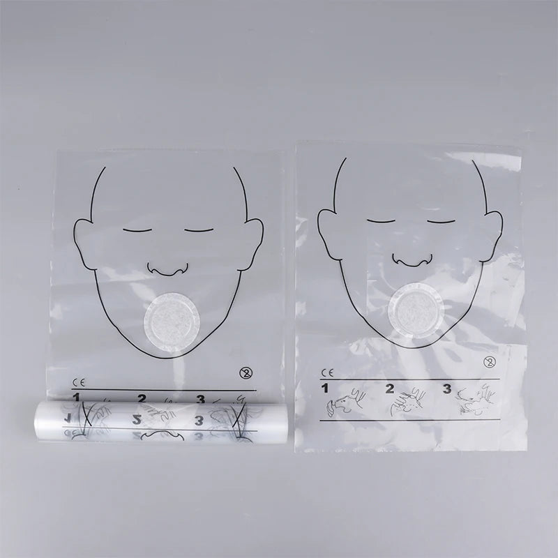 Disposable CPR Face Shield Masks 5/30pcs – Rescue Training Kit CPR Face Shield PLUSH
