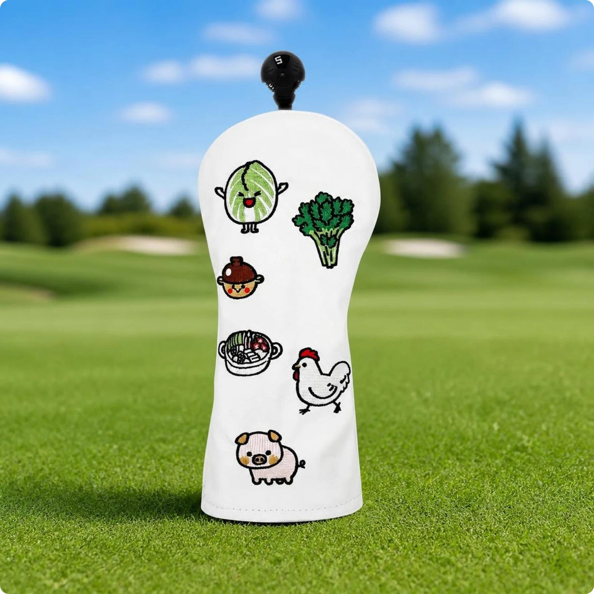 Golf Wood Headcover – Novelty PU Club Cover Universal Fit Golf Club Headcover PLUSH Fairway Wood