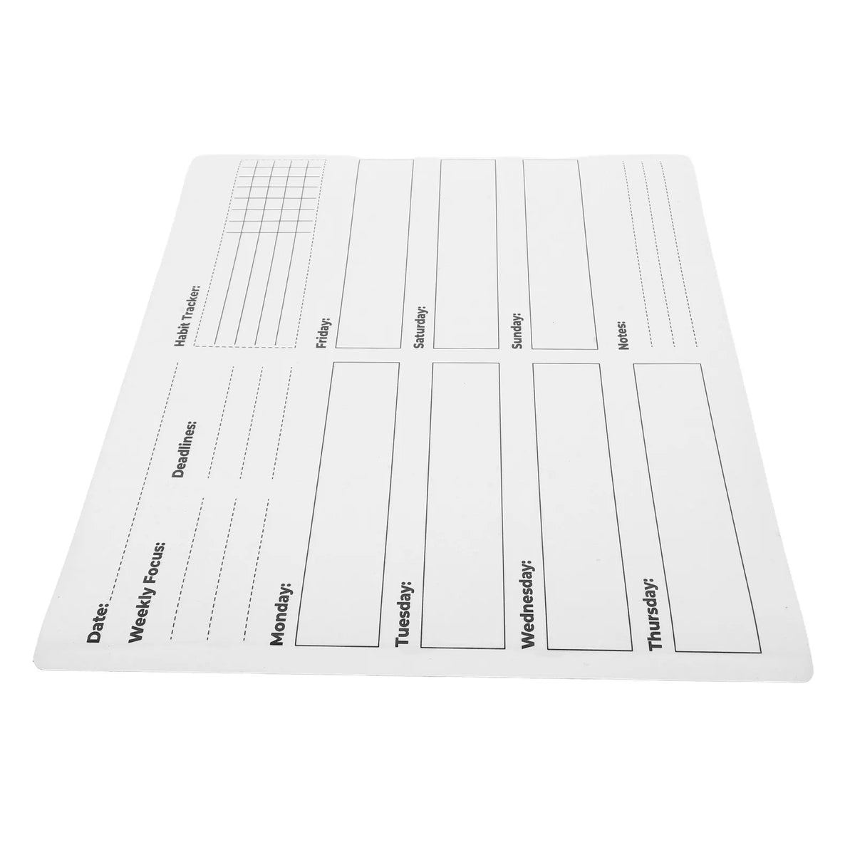 Dry Erase Whiteboard Wall Sticker – Weekly Planner Calendar Whiteboard Wall Sticker PLUSH