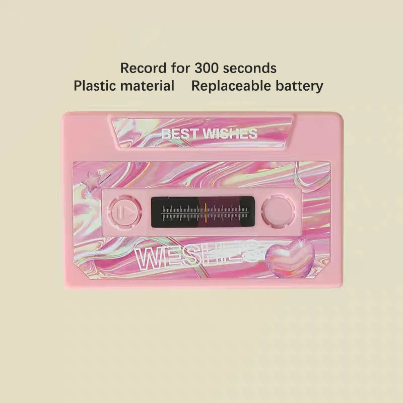 DIY Recordable Voice Greeting Card – 60 or 300 Seconds Recordable Greeting Card PLUSH I 5Minutes recording