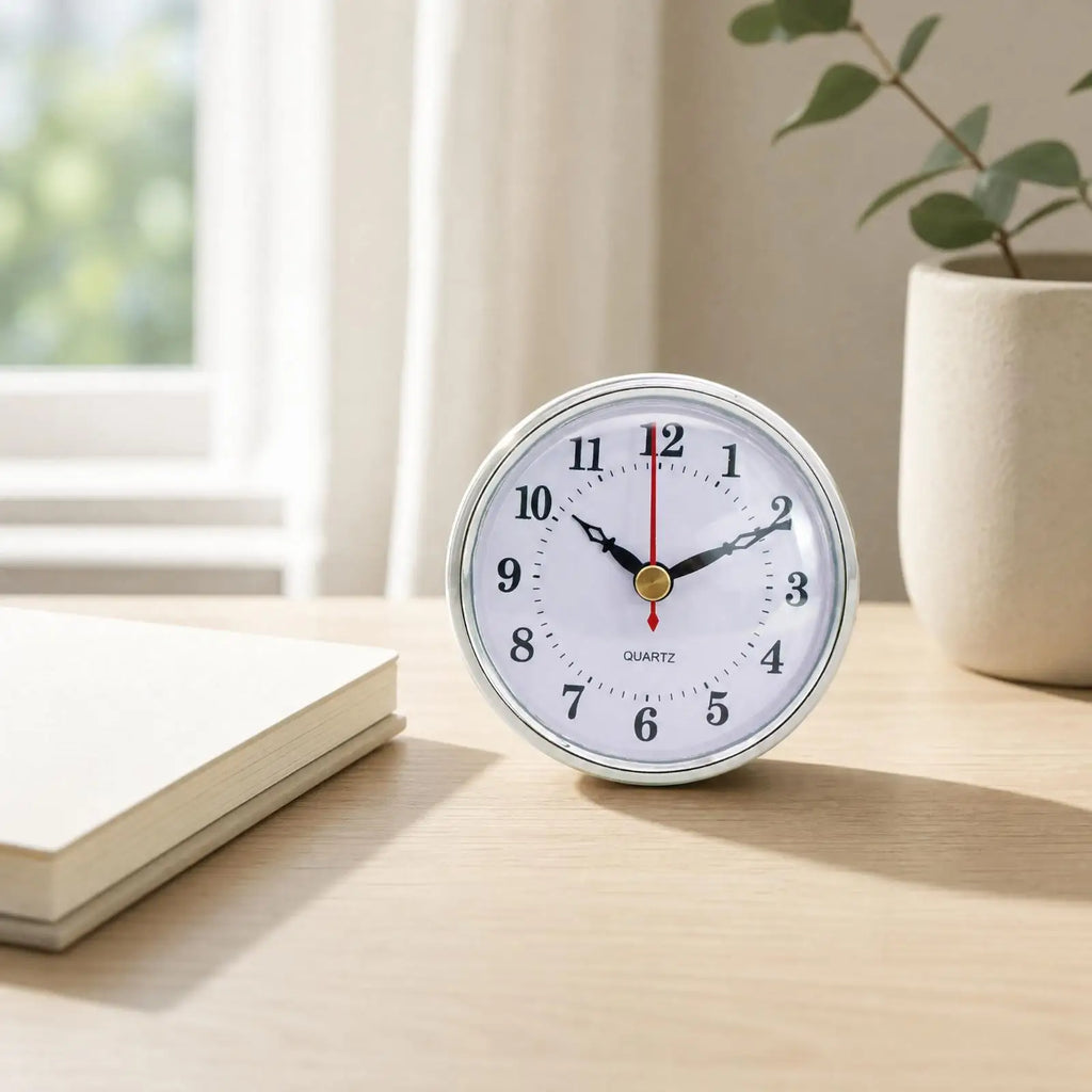 Round Quartz Clock Insert 76mm – DIY Clock Mechanism 3-Pack Clock Insert Mechanism PLUSH