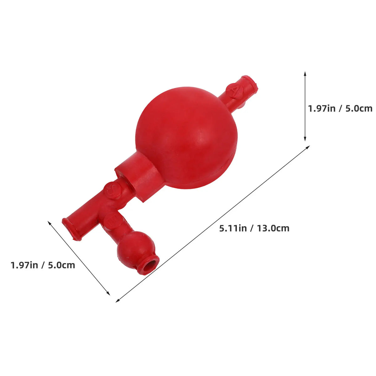 Rubber Pipette Bulb 3-Valve Lab Suction Bulb Non-Slip Grip Lab Pipette Bulb PLUSH