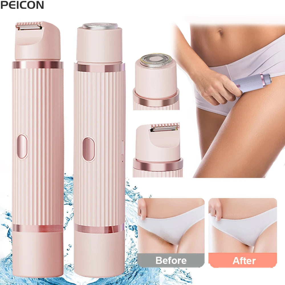 Women's 2-in-1 Electric Shaver & Bikini Trimmer | IPX7 Women's Electric Shaver PLUSH