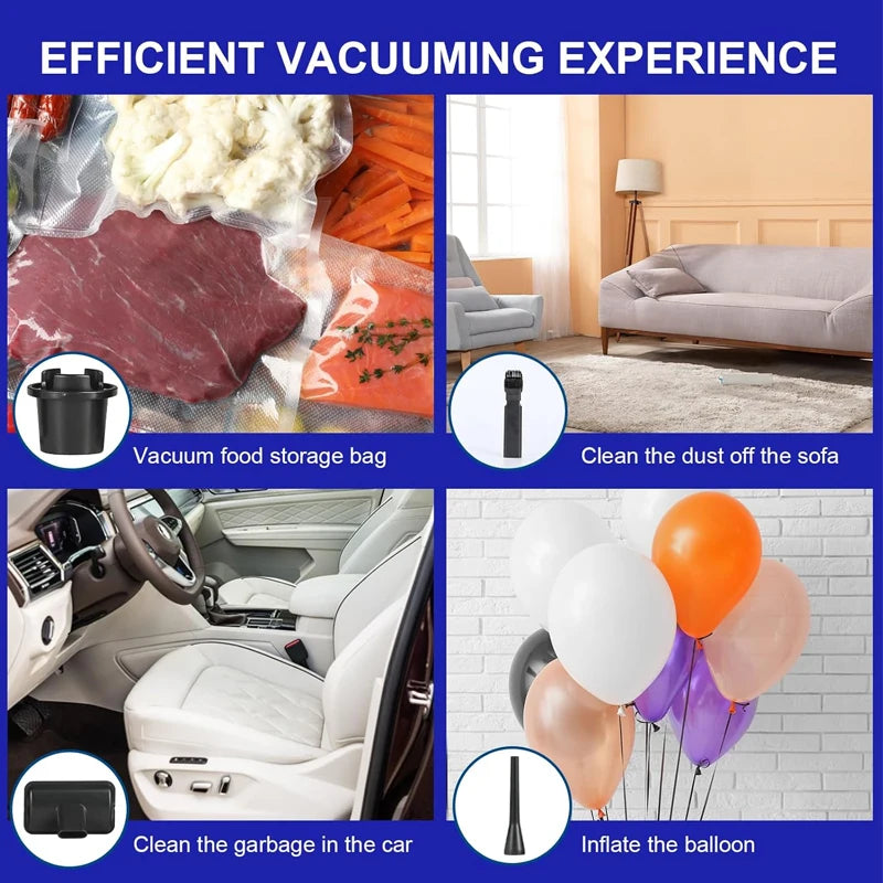 ZWINCKY 4-in-1 Cordless Vacuum & Blower for Makita 18V Cordless Handheld Vacuum PLUSH