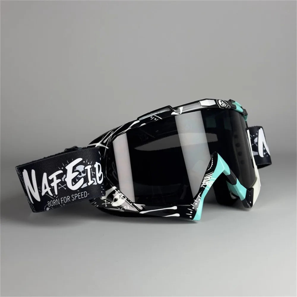 UV400 Sports Goggles – Cycling, ATV, Ski & MX Riding Sports Goggles PLUSH Green grey