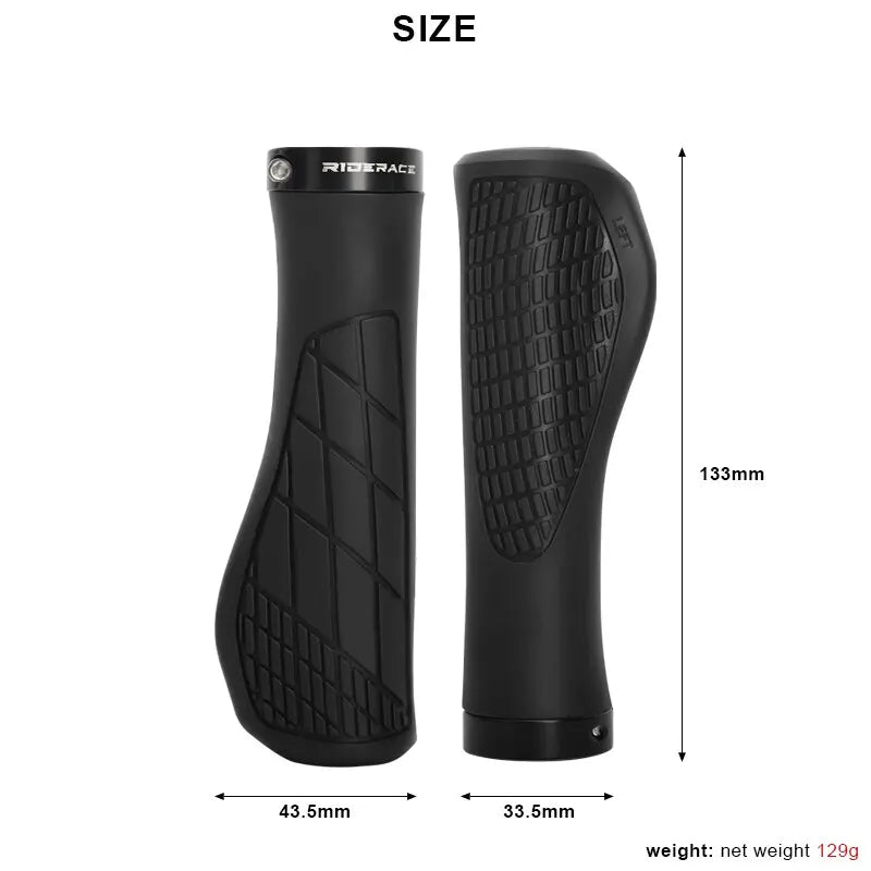Lock-On MTB Bicycle Handlebar Grips – Ergonomic Anti-Slip Bike Handlebar Grips PLUSH