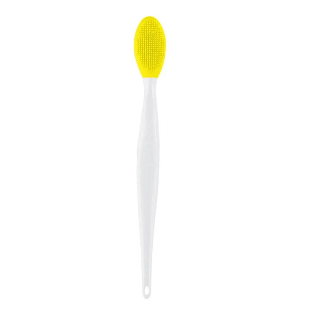 Silicone Face Wash Brush – Exfoliating Pore Cleansing Tool Facial Cleansing Brush PLUSH yellow