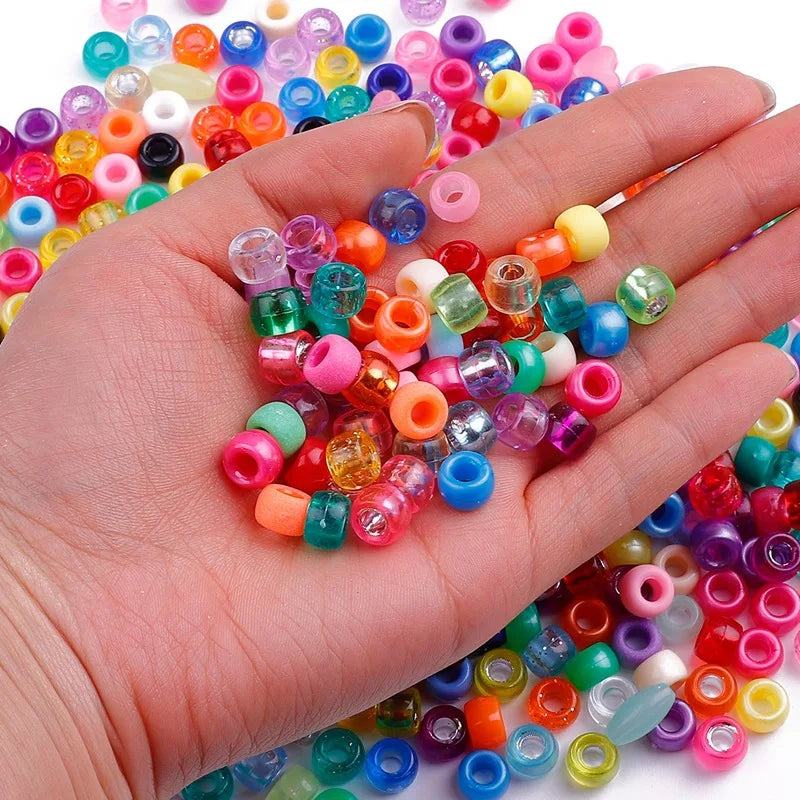 100pcs Multicolor Dreadlock Beads Hair Rings Tube Cuffs for Braids Hair Dreadlock Beads PLUSH
