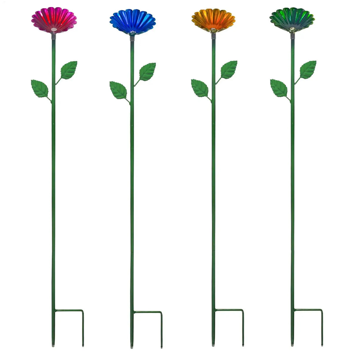 4-Piece Metal Bee Watering Station & Butterfly Bath Garden Set Garden Pollinator Feeder PLUSH