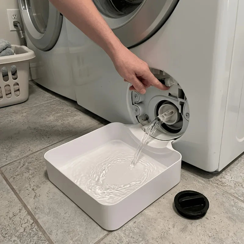 Washing Machine Drain Tray – Lint Filter & Drip Catcher Washing Machine Tray PLUSH
