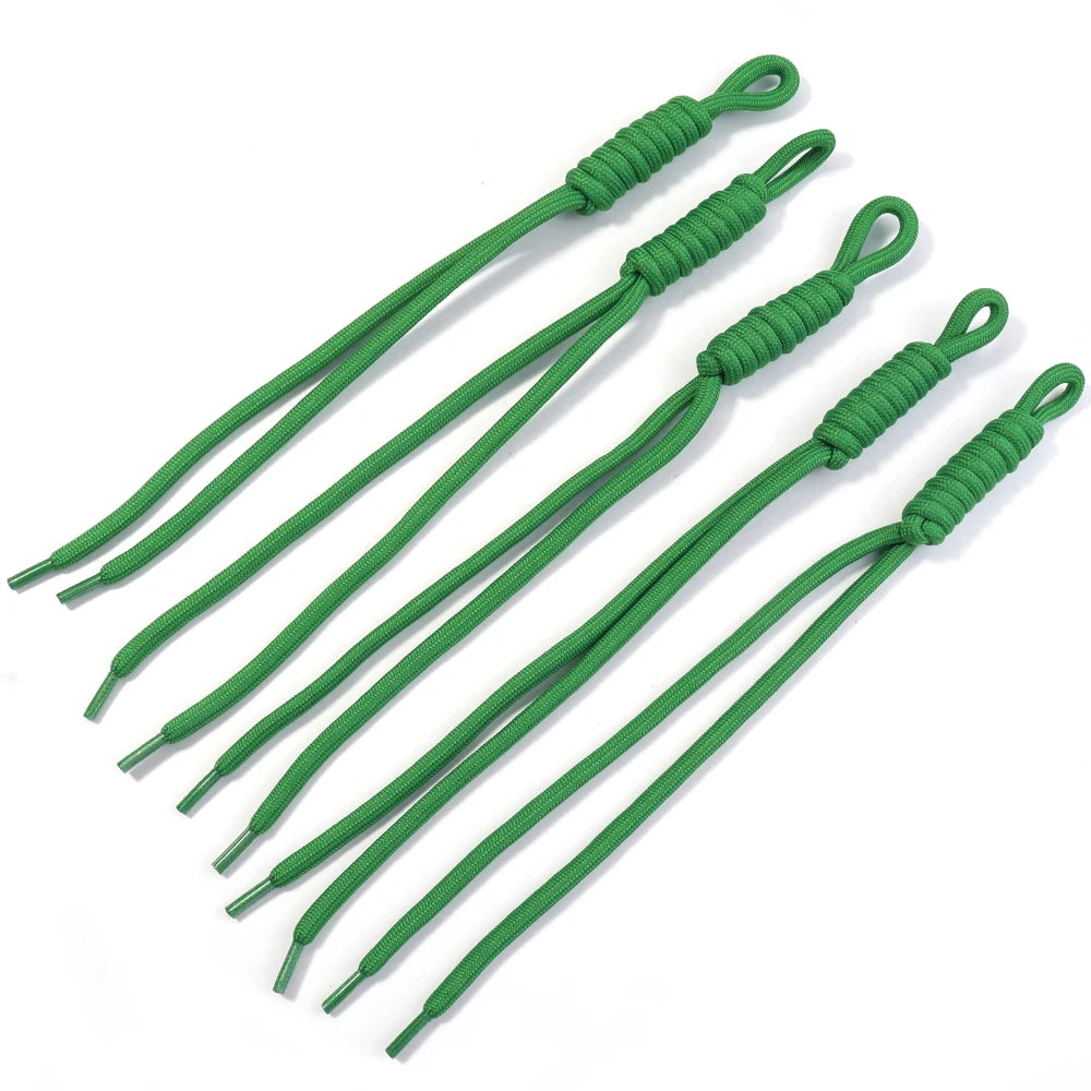 5pcs Braided Nylon Lanyard Keychain Cord – DIY Craft Supplies Braided Lanyard Cord PLUSH Dark Green 24-28cm