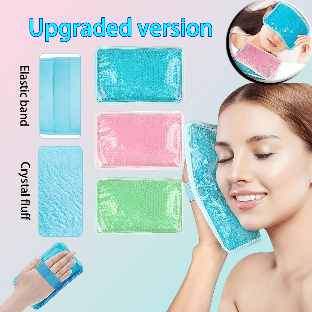 Reusable Gel Ice & Heat Pack – Knee, Shoulder, Back, Foot Hot Cold Compress Pack PLUSH
