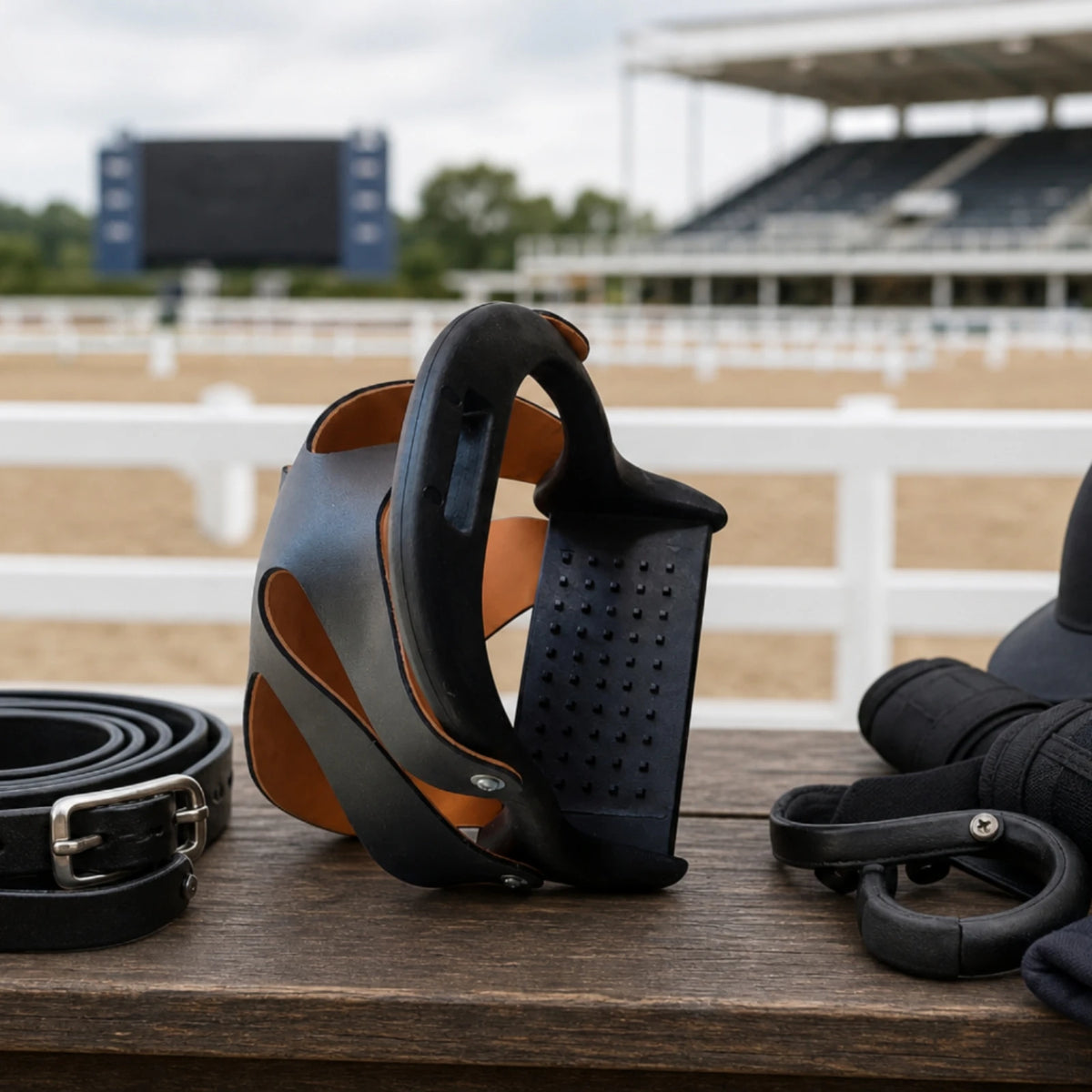 English Ergonomic Stirrup Non-Slip Platform | Equestrian Tack Equestrian Stirrups PLUSH