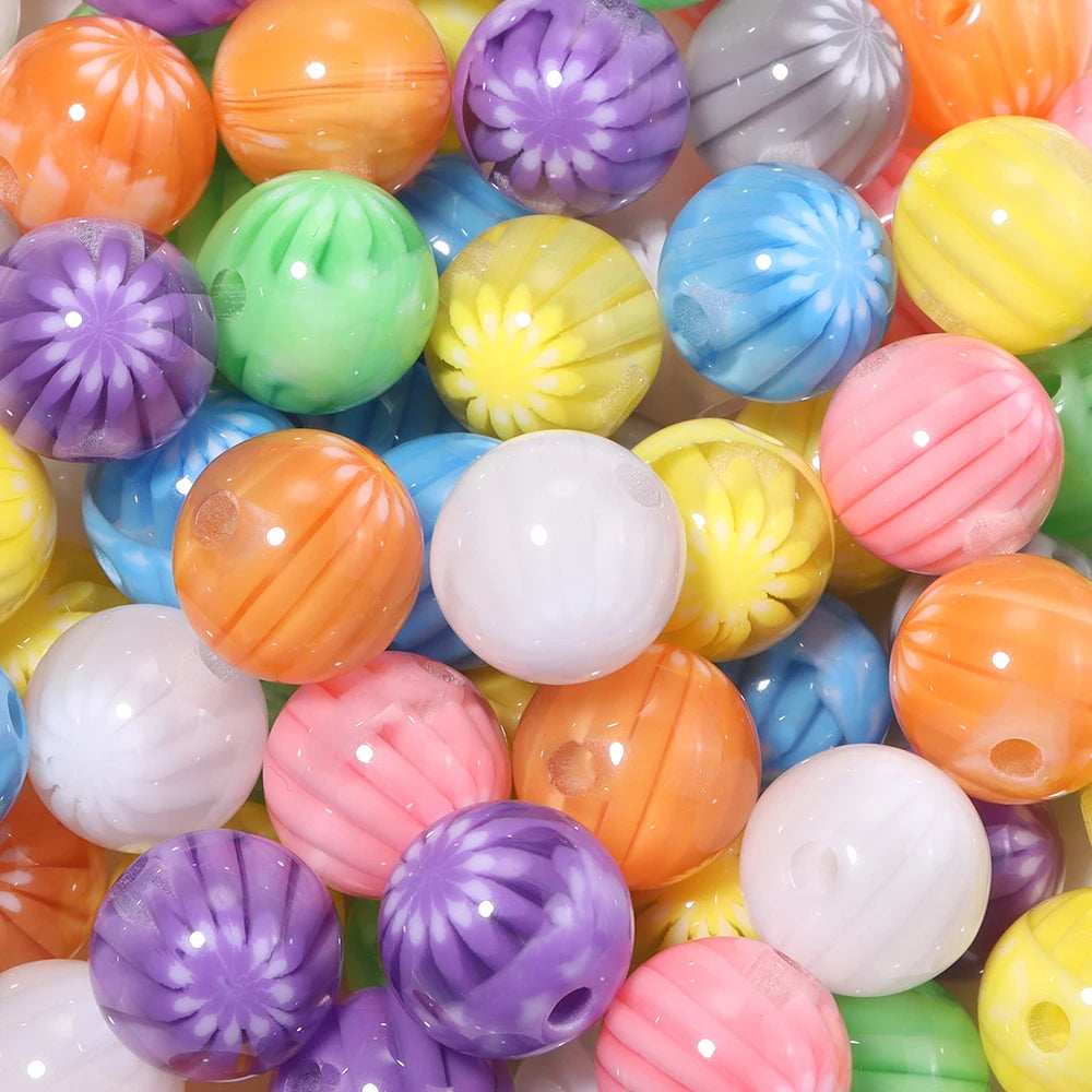 10pcs Watermelon Resin Beads 16mm – DIY Jewelry Making Resin Jewelry Beads PLUSH