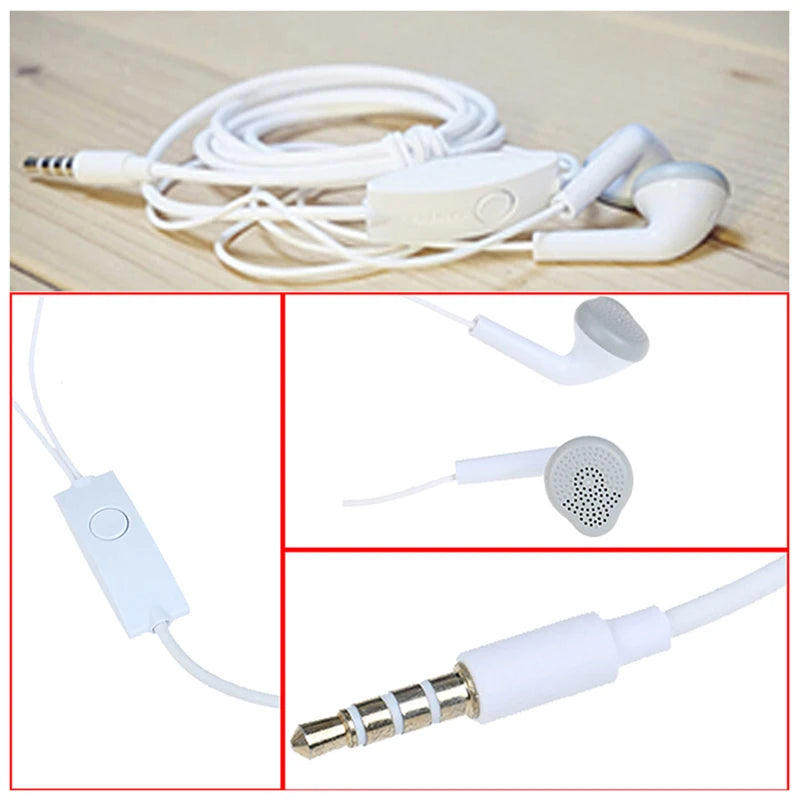 3.5mm Wired In-Ear Headset with Mic – Samsung EHS61 Compatible Wired In-Ear Headset PLUSH