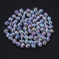 AB Color Round Acrylic Spacer Beads 6–12mm | DIY Jewelry Making Acrylic Spacer Beads PLUSH transparent 6mm x 300pcs