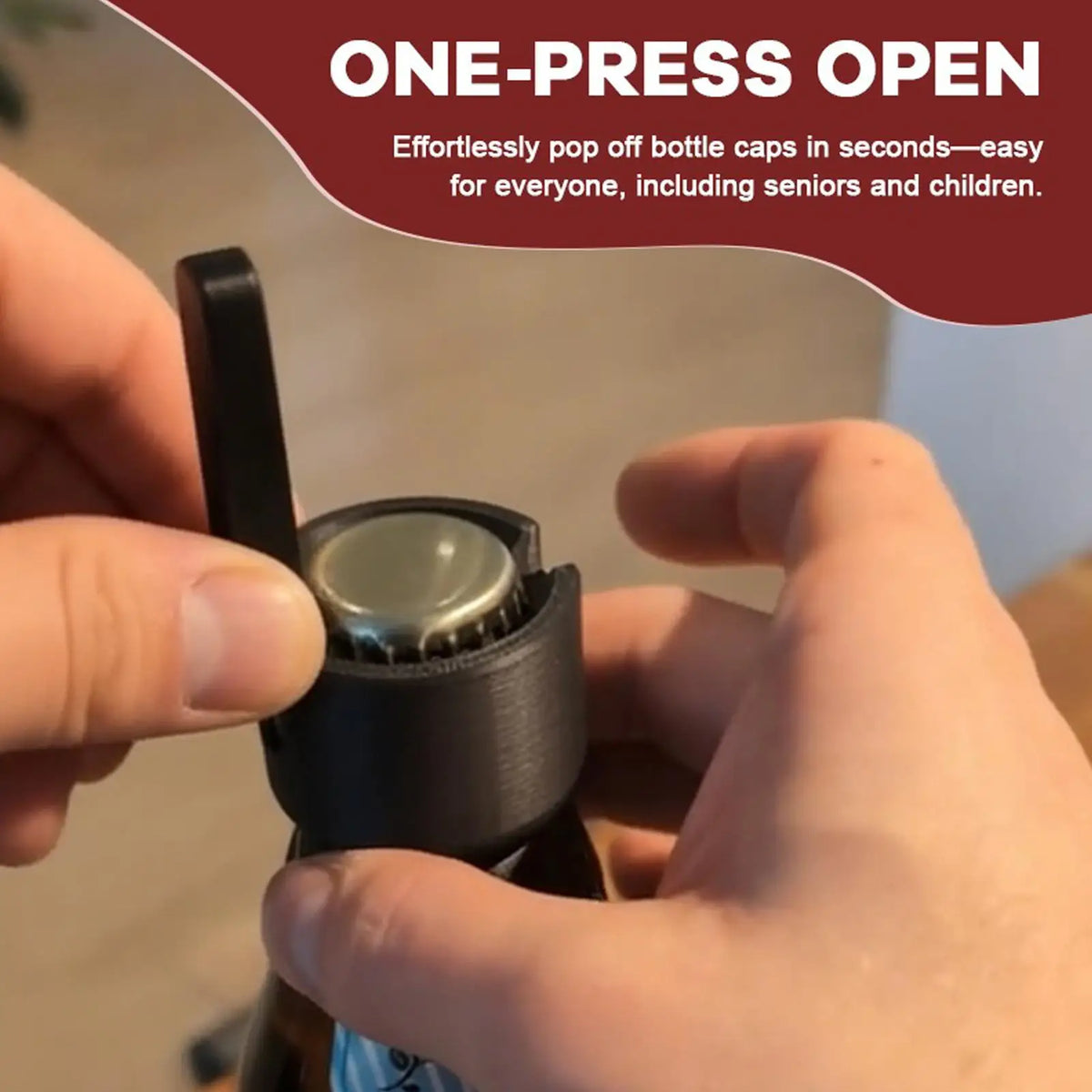 Catapult Bottle Opener – Fun Beer Cap Launcher Gadget Bottle Opener PLUSH
