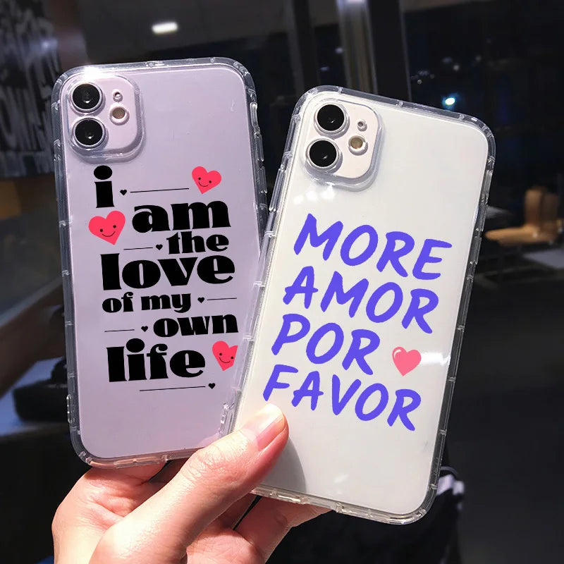 More Amor Por Favor iPhone Case – Quote Phone Cover iPhone Quote Case PLUSH